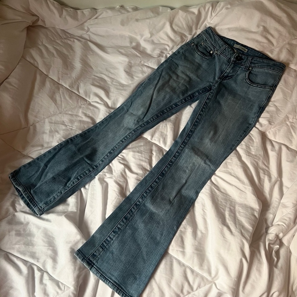 Light Blue Y2K 2000s Refuge Bootcut Jeans 1S Fall Season
